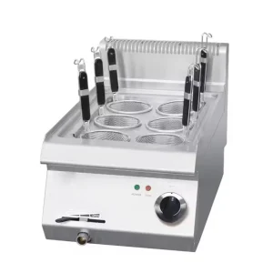Cocedor de Pastas Sobremesa CALVAC 6 Cestas Acero Inoxidable
