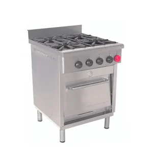 Cocina Industrial 4 Platos con Horno GLP