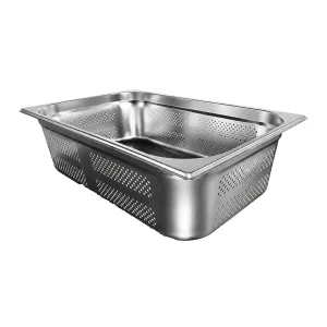 Depósito Gastronómico Perforado CALVAC 1/1 x 15 – 19.9 Litros Acero Inoxidable