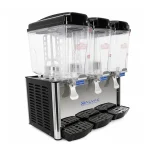 Expendedora de Jugo 3 Frascos de 18 Litros Base Acero Inoxidable