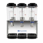 Expendedora de Jugo 3 Frascos de 18 Litros Base Acero Inoxidable