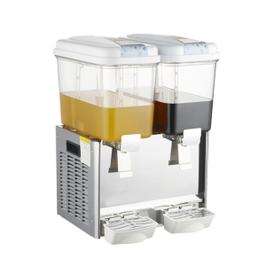 Expendedora de Jugo 2 Frascos de 18 Litros Base Acero Inoxidable