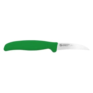 Cuchillo Profesional Verdulero Curvo Ambrogio Sanelli 7 cm Verde