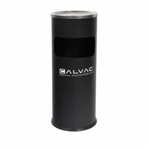 Cenicero Pedestal CALVAC Metálico Negro