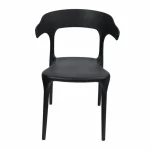 Silla Restaurant CALVAC de Polipropileno Negra P-163