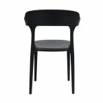 Silla Restaurant CALVAC de Polipropileno Negra P-163